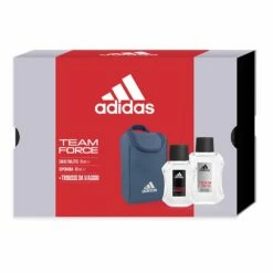ADIDAS Team Force EDT 50ml + Dopobarba 100ml + Trousse