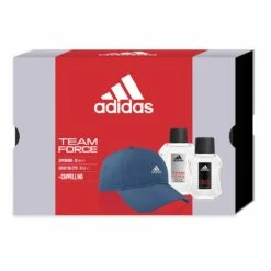 ADIDAS Team Force EDT 50ml + Dopobarba 100ml + Cappellino