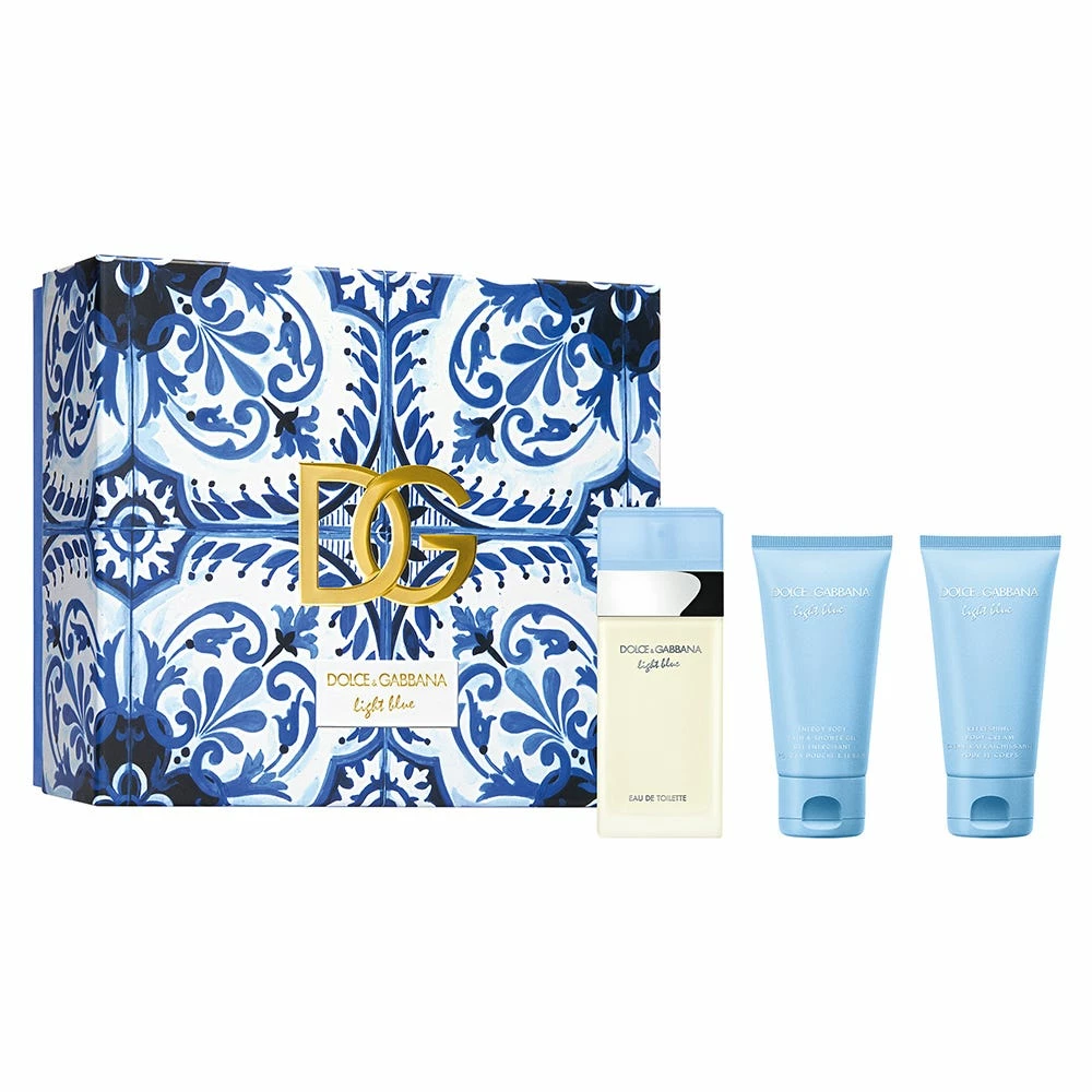 Dolce & Gabbana Light Blue EDT 50ml + Body Cream 50ml + Shower Gel 50ml 2 Dolce & Gabbana Light Blue EDT 50ml + Body Cream 50ml + Shower Gel 50ml