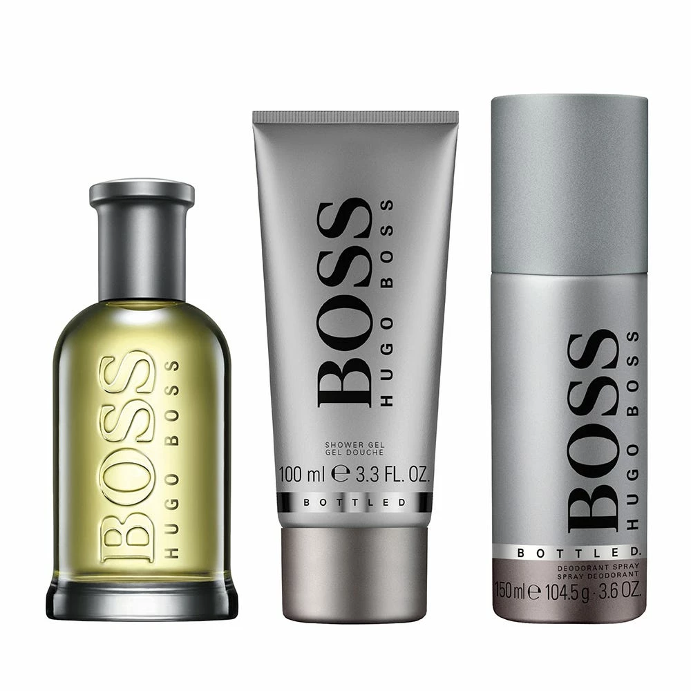 Hugo Boss Boss Bottled EDT 100ml + Shower Gel 100ml + Deo 150ml 4 Hugo Boss Boss Bottled EDT 100ml + Shower Gel 100ml + Deo 150ml - immagine 2